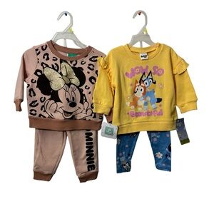 Disney Baby Outfit with Brown and Gold Accents